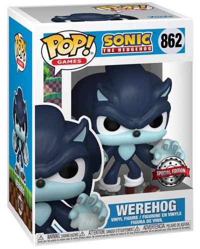 Фигура Funko POP! Games: Sonic the Hedgehod - Werehog (Special Edition) #862 - 2