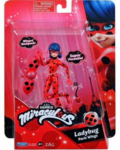 Фигура Playmates Miraculous - Ladybug, Paris Wings - 1