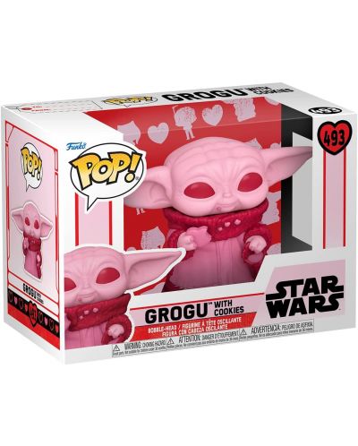 Фигура Funko POP! Valentines: Star Wars - Grogu with Cookies #493 - 2
