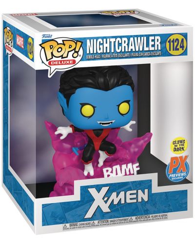 Фигура Funko POP! Deluxe: X-Men - Nightcrawler (Glows in the Dark) (PX Previews Exclusive) #1124 - 2
