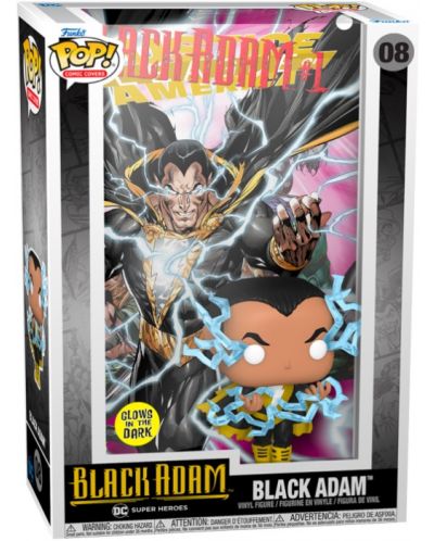 Фигура Funko POP! Comic Covers: DC Comics - Black Adam (Glows in the Dark) #08 - 2