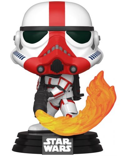 Фигура Funko POP! Television: The Mandalorian - Incinerator Stormtrooper #350 - 1