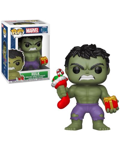 Фигура Funko Pop! Heroes: Marvel - Hulk Holiday, #398 - 2