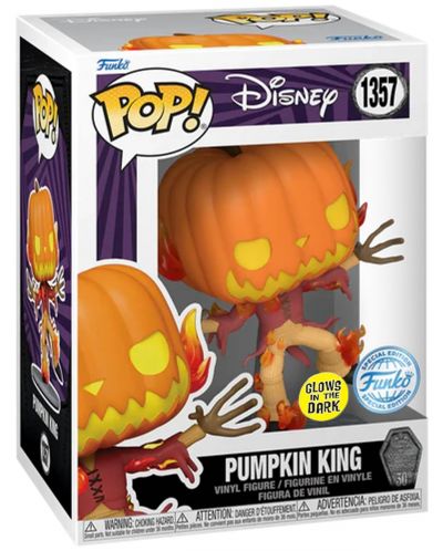 Фигура Funko POP! Disney: The Nightmare Before Christmas - Pumpkin King (Glows in the Dark) (Special Edition) (30th Anniversary) #1357 - 2