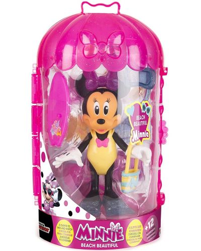 Кукла IMC Toys - Мини Маус, плажна мода, 15 cm