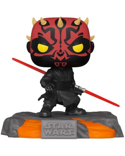 Фигура Funko POP! Deluxe: Star Wars - Darth Maul (Red Saber Series) (Glows in the Dark) (Special Edition) #520 - 1