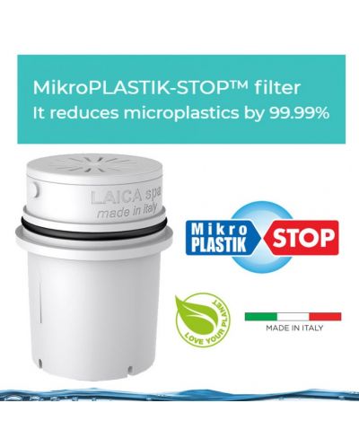 Филтрираща кана Laica - Mikro-Plastik, 3 l, зелена - 2