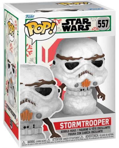 Фигура Funko POP! Movies: Star Wars - Stormtrooper (Holiday) #557 - 2