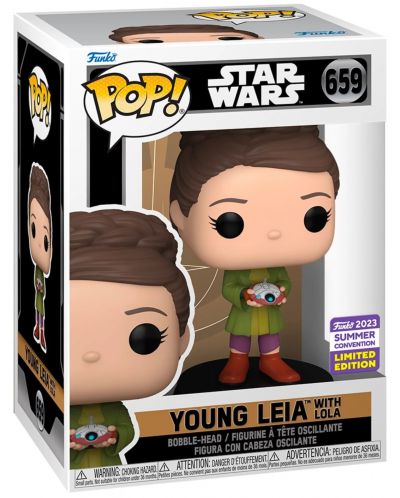 Фигура Funko POP! Movies: Star Wars - Young Leia (Convention Limited Edition) #659 - 2