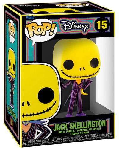 Фигура Funko POP! Disney: Nightmare Before Christmas - Jack Skellington (Blacklight) #15 - 2