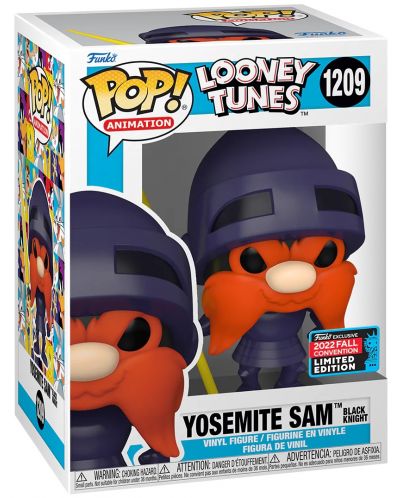 Фигура Funko POP! Animation: Looney Tunes - Yosemite Sam (Black Knight) (2022 Fall Convention Limited Edition) #1209 - 2
