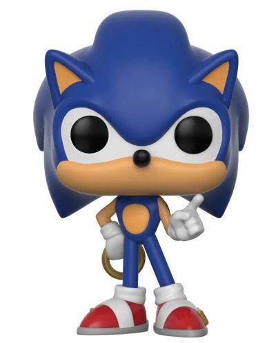 Фигура Funko Pop! Games: Sonic The Hedgehog - Sonic With Ring, #283 - 1