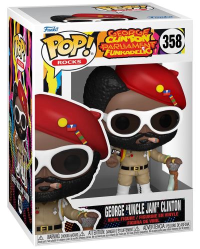 Фигура Funko POP! Rocks: George Clinton Parliament Funkadelic - George "Uncle Jam" Clinton #358 - 2