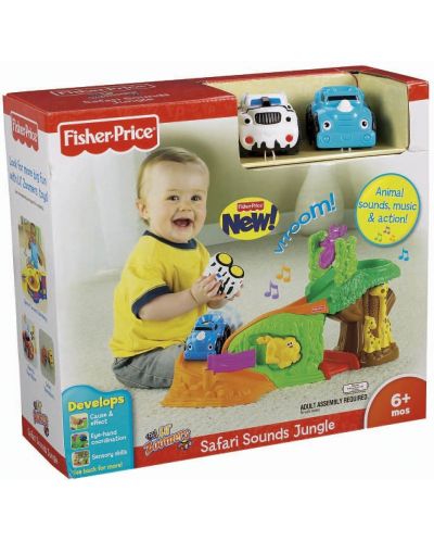 Рампа за звуци Fisher Price - Lil' Zoomers Safari Sounds - 3