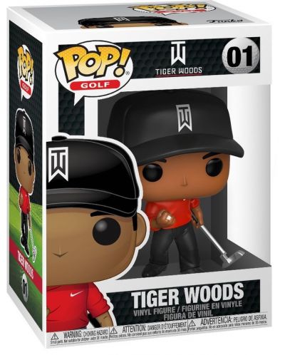 Фигура Funko POP! Sports: Golf - Tiger Woods (Red Shirt) #01 - 2