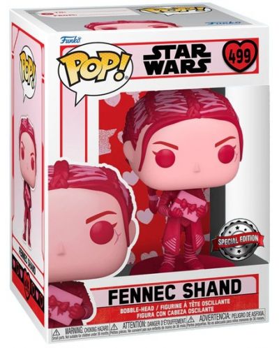 Фигура Funko POP! Valentines: Star Wars - Fennec Shand (Special Edition) #499 - 2