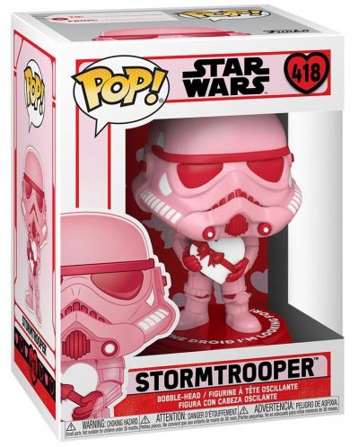 Фигура Funko POP! Movies: Star Wars - Valentines (Stormtrooper With Heart) #418 - 2