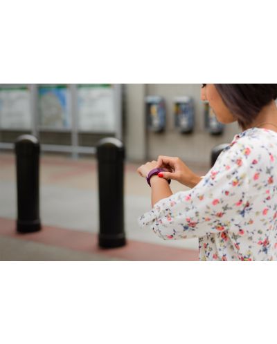 Смарт гривна Fitbit Charge HR - S размер, оранжева - 3