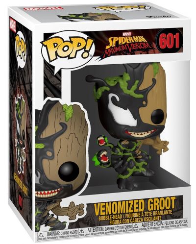 Фигура Funko Pop! Marvel: Maximum Venom - Venomized Groot (Bobble-Head), #601 - 2