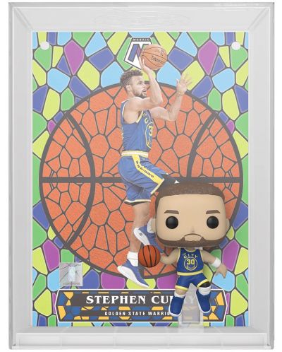 その他 Funko Pop! NBA Stephen Curry Mosaic #15 Stephen Curry #15 Mosaic Facsimile Signed Reprint Laser