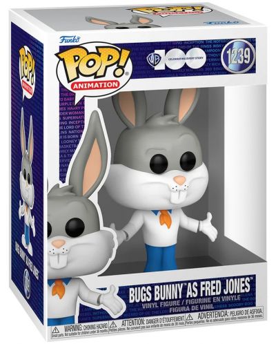 Фигура Funko POP! Animation: Warner Bros 100th Anniversary - Bugs Bunny as Fred Jones #1239 - 2
