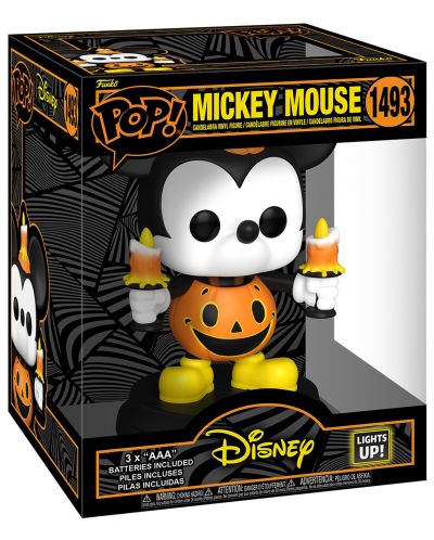 Фигура Funko POP! Disney: Mickey Mouse - Mickey Mouse (Lights Up!) #1493, 15 cm - 2