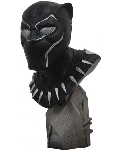 Статуетка бюст Diamond Select Marvel: Avengers - Black Panther (Legends In 3D), 25 cm - 2