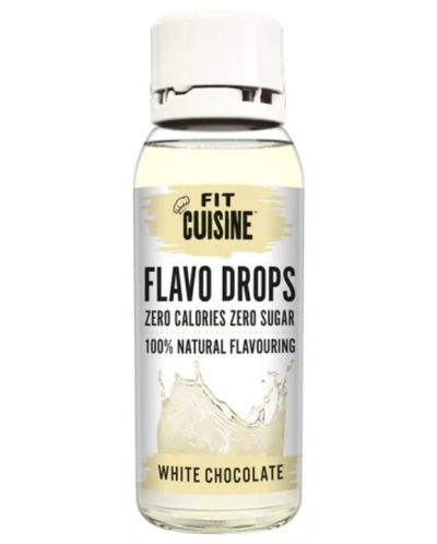 Fit Cusine Flavo Drops, бял шоколад, 38 ml, Applied Nutrition - 1