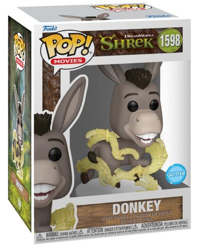 Фигура Funko POP! Movies: Shrek - Donkey (Glitter) #1598 - 2