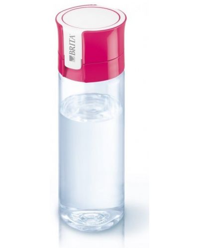 Филтрираща бутилка за вода BRITA - Fill&Go Vital, 0.6 l, розова - 1