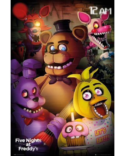 Макси плакат GB eye Games: Five Nights at Freddy’s - Group - 1