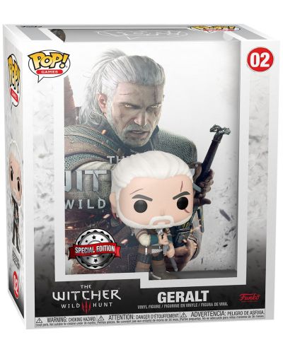 Фигура Funko POP! Game Covers: The Witcher - Geralt (Special Edition) #02 - 2