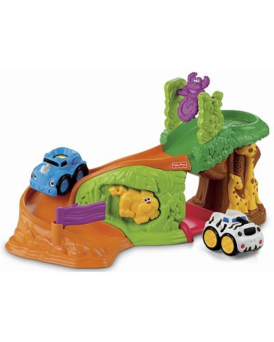 Рампа за звуци Fisher Price - Lil' Zoomers Safari Sounds - 1