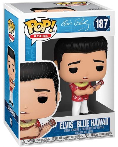 Фигура Funko POP! Rocks: Elvis Presley - Blue Hawai #187 - 2