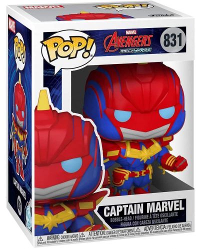 Фигура Funko POP! Marvel: Avengers Mech Strike - Captain Marvel #831 - 2