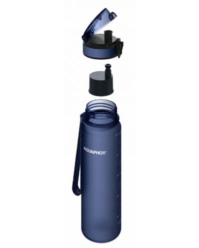 Филтрираща бутилка за вода Aquaphor - City, 160011, 0.5 l, нави - 3