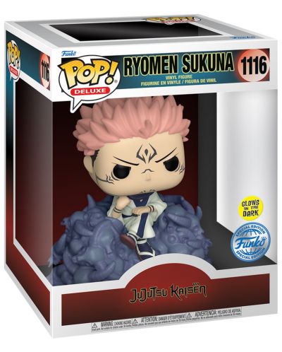 Фигура Funko POP! Deluxe: Jujutsu Kaisen - Ryomen Sukuna (Glows in the Dark) (Special Edition) #1116 - 2