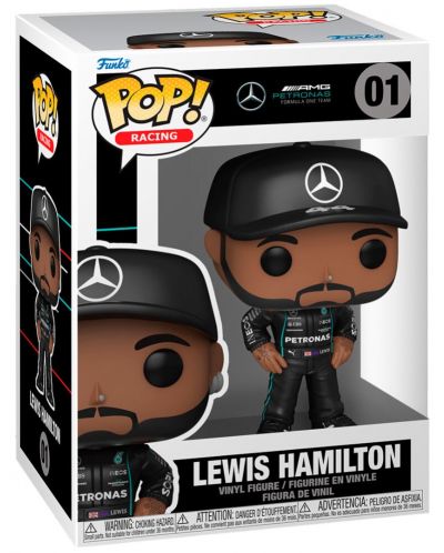 Фигура Funko POP! Racing: F1 - Lewis Hamilton (AMG Petronas) #01 - 2