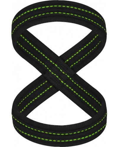 Фитнес ленти за ръце RDX - Gym Lifting , черни/зелени - 2