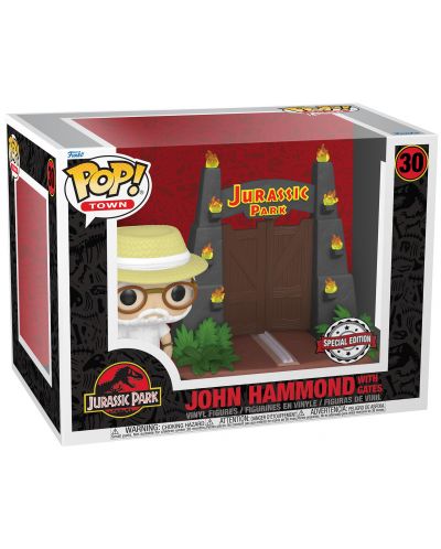 Фигура Funko POP! Moments: Jurassic Park - John Hammond at Gates (Special Edition) #30 - 2