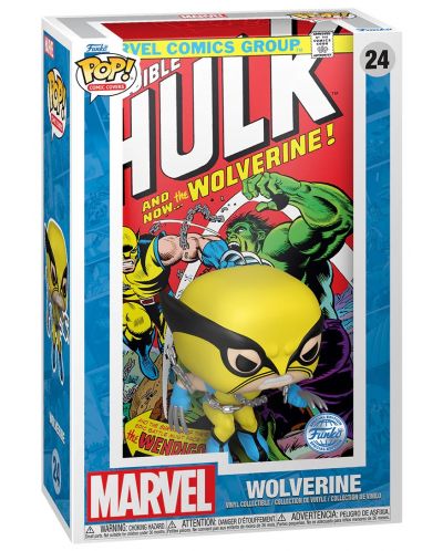 Фигура Funko POP! Comic Covers: The Incredible Hulk - Wolverine (Special Edition) #24 - 2
