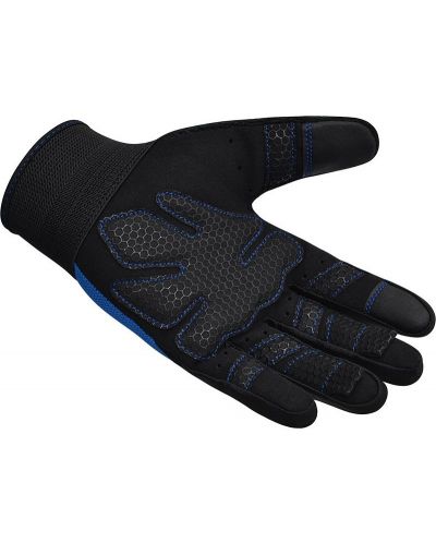Фитнес ръкавици RDX - W1 Full Finger,  сини/черни - 5
