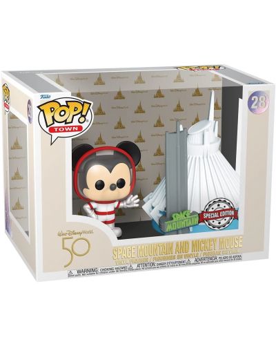 Фигура Funko POP! Town: Walt Disney World - Space Mountain and Mickey Mouse (Special Edition) #28 - 2