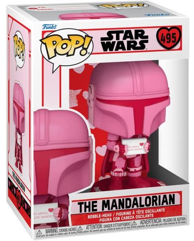 Фигура Funko POP! Valentines: Star Wars - The Mandalorian #495 - 2