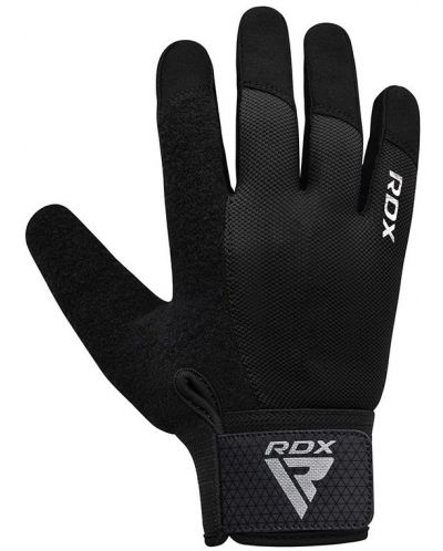 Фитнес ръкавици RDX - W1 Full Finger+ , черни - 3