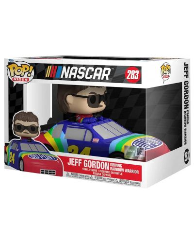Фигура Funko POP! Rides: NASCAR - Jeff Gordon Driving Rainbow Warrior #283 - 2