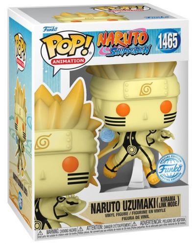 Фигура Funko POP! Animation: Naruto Shippuden - Naruto Uzumaki (Kurama Link Mode) (Special Edition) #1465 - 3