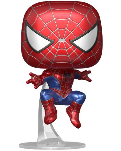 Фигура Funko POP! Marvel: Spider-Man - Friendly Neighborhood Spider-Man (Metallic) (Special Edition) #1158 - 1