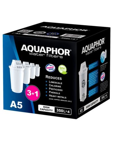 Филтри за вода Aquaphor - А5, 4 броя - 1