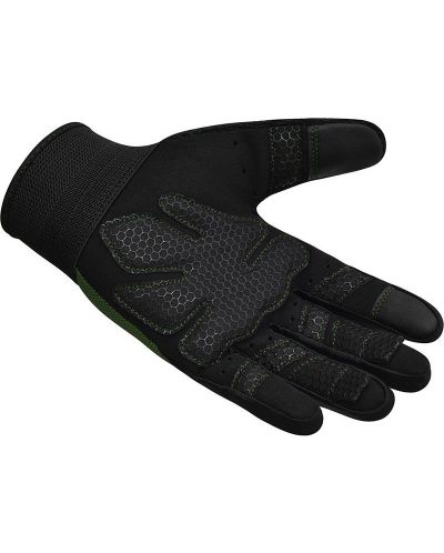 Фитнес ръкавици RDX - W1 Full Finger , зелени/черни - 6